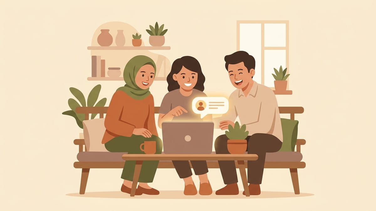 Ilustrasi Cara Patungan Google AI Pro (Gemini) Berlima: Panduan 2026